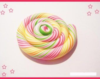 fimo polymer clay lollipop cabochon