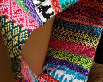 Fair Isle Infinity Scarf