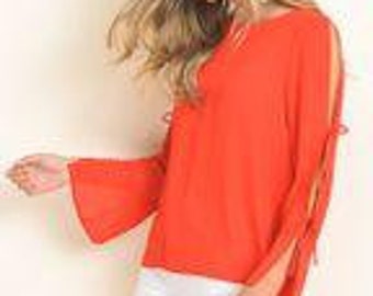 Open Sleeve Blouse
