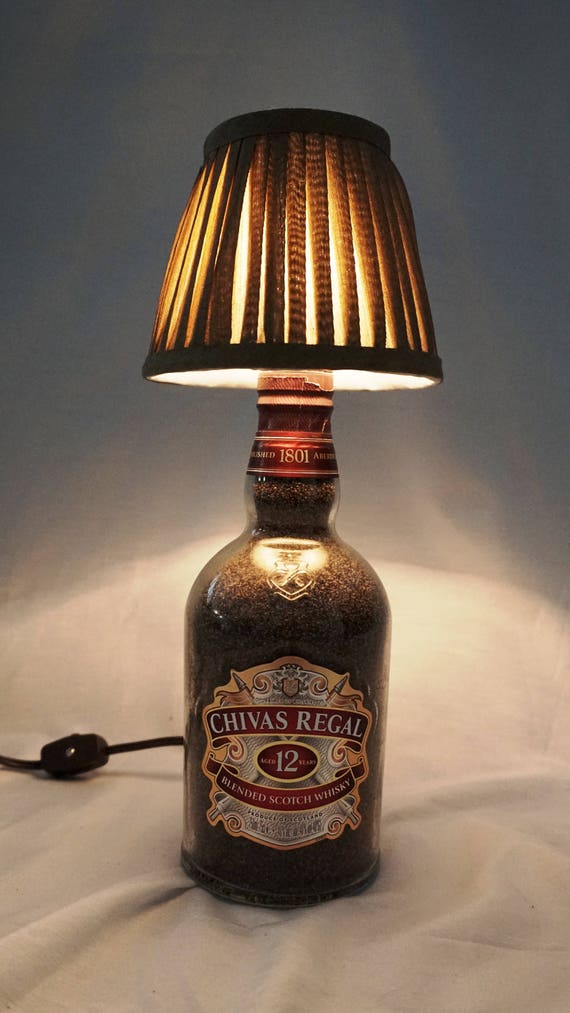 Chivas Regal Whiskey Bottle With Nice Gold Red Label Converted