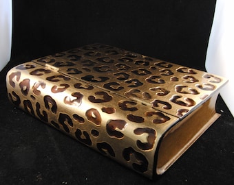 Vintage jewelry box book shaped