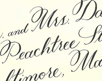 Custom, Calligraphy Envelope Addressing, Wedding Envelope, Calligraphy Address, Hand Lettered, Calligraphy Envelope, Handwritten Envelope