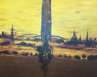 Desert Storm - Large Abstract 48"x 40"