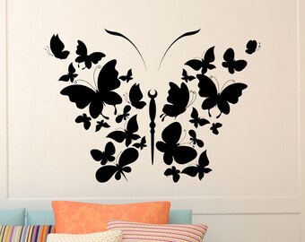 Butterfly Wall Decal Vinyl Sticker Interior Design Art Nursery Girls Bedroom Living Room Butterfly Wall Decal Vinyl Sticker Interior Design Art Nursery Girls Bedroom Living Room