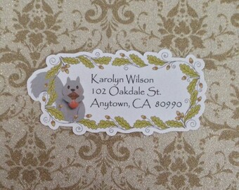 Squirrel Return Address Labels