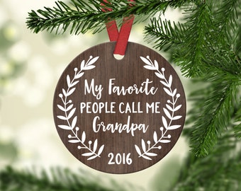 Grandpa Gift Christmas Gifts for Grandpa Ornament Personalized Grandpa Gifts Christmas Ornaments for Grandpa Grandparent Gifts for Christmas