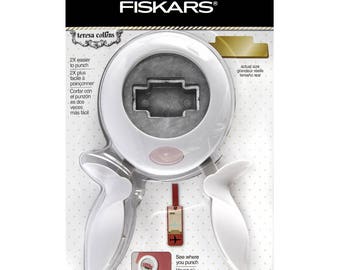 Fiskars 174580-1001 Teresa Collins Tab Squeeze Punch, X-Large