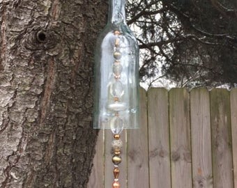 TommyTwoTone- Recycled wine bottle wind chime