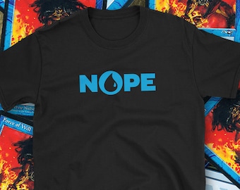 mtg blue nope shirt