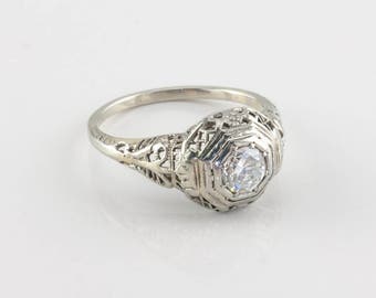 Vintage Edwardian Diamond Ring, 0.45 ct