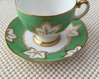 Salisbury bone china teacup and saucer