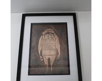 Framed Copper Etching
