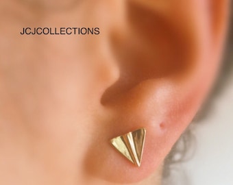 Paper Airplane Earrings