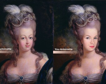 Customized illustration in an old painting