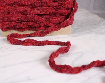 5 m tape 18mm, wool/nylon, pink (0528)