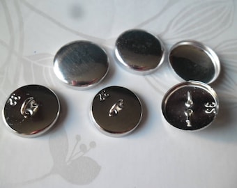 buttons x 10 sets includes aluminum 19 x 19/17 x 17 mm