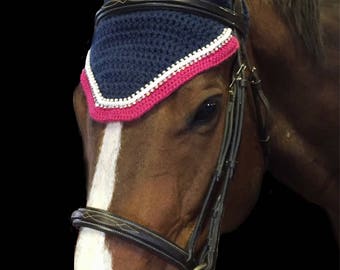 Custom "Original" Horse Fly Bonnet/ Handmade Equestrian Fly Veil