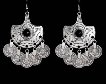 Ishtar Silver earrings