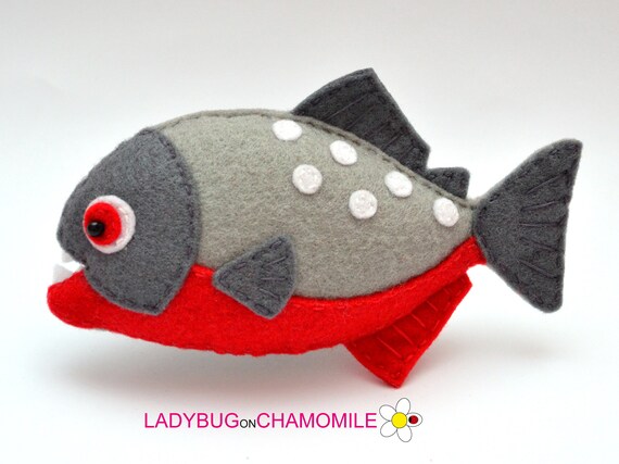 stuffed animal piranha