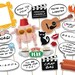 Friends TV Photo Booth Printable Props. Based on Friends Tv Series - TV Show Photo Props - Friends Birthday Party - 0247