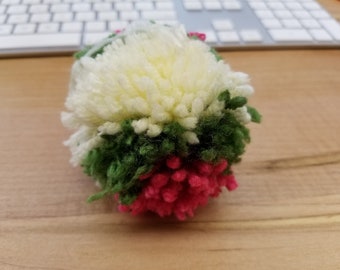 Soft and Colorful Yarn Pom-Pom
