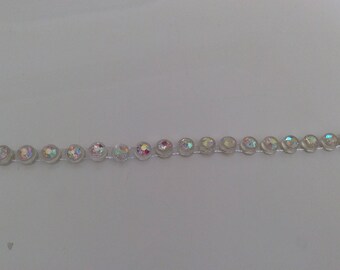 Ribbon rhinestone Crystal 5 mm in diameter