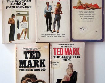 SPY Pulp Fiction Books TED MARK Plus More!
