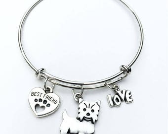 Yorkshire Terrier Best Friend Charm Bracelet