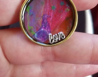 Rainbow Pigeon Pin