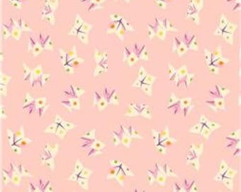 Heather Ross Sleeping Porch Fortune Teller Light Pink - cotton lawn fabric