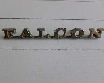 Vintage Ford Falcon XA and XB Car Badge or Emblem 1970s, Vintage Auto Part, Automobile Collectible, Car Lovers, Automobilia, Auto Parts