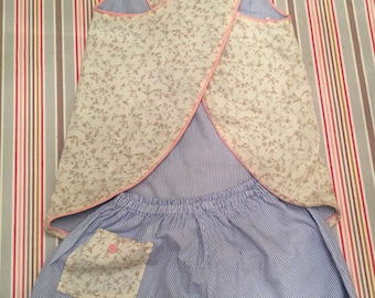 All Halter type apron and matching bloomers