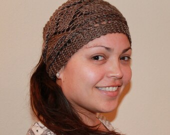 Earwarmer/ Headband in leaf design