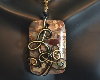 Snakeskin Jasper Necklace