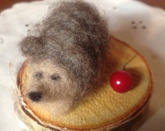 Needle Felted Hedgehog