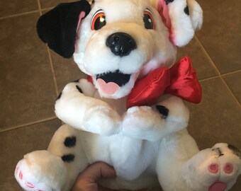 Vintage disney 101 dalmations present plush