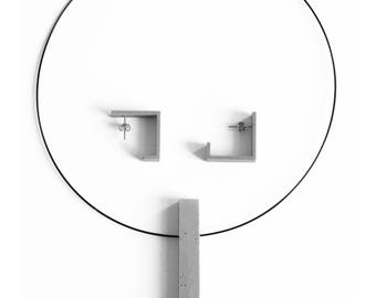 COLUMN + Earrings, concrete collection