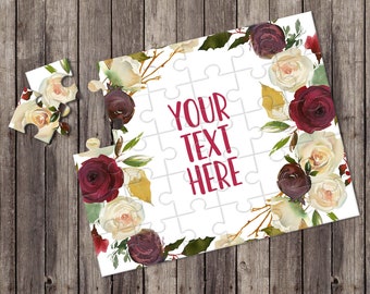 Create Your Own Puzzle - Pregnancy Announcement - Custom Puzzle - Personalized Puzzle - Announcement Ideas - Wedding Announcement - CYOP0148