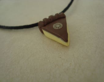 Pendant Necklace with a lemon pie