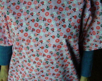 Adult Sleeve Bib extra long Craft Smock reversible Shirt Protector