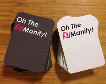Oh The Rumanity! Game - Rupaul's Drag Race (Printable Download)