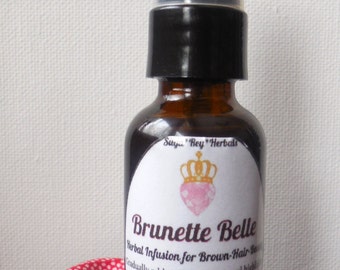 Brunette Belle * Herbal Brunette Highlighting Serum * Brown-toned, Mahogany, Chestnut Highlights * Prevents Gray Hair