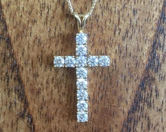 Diamond Cross Pendant