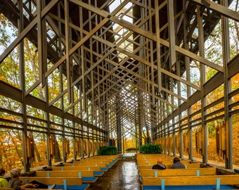 Thorncrown Chapel Eureka Springs a Digital Photo
