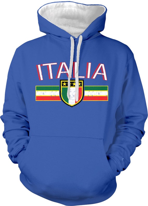 Italy Country Sweatshirt Italia Hoodie Two Tone Sweatshirt