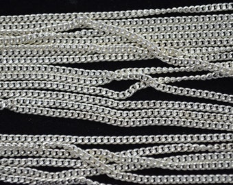 sterling 92.5 % Silver Chain 15.5 inch length