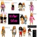 75% OFF SALE Fits 18" American Girl Doll Clothes PDF Sewing Patterns 11 patterns for 15.00