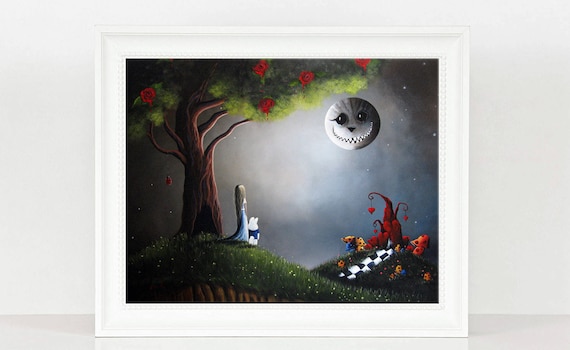 Return To Wonderland Alice In Wonderland Wall Art Print