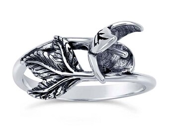 Sterling Silver Bypass Pearl Ring Mounting, select your size....
