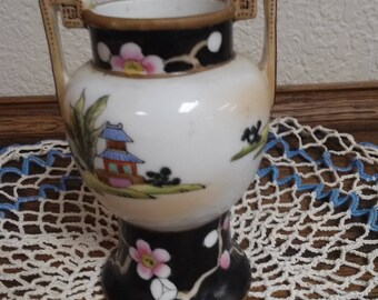 Hand Painted Nippon Vase